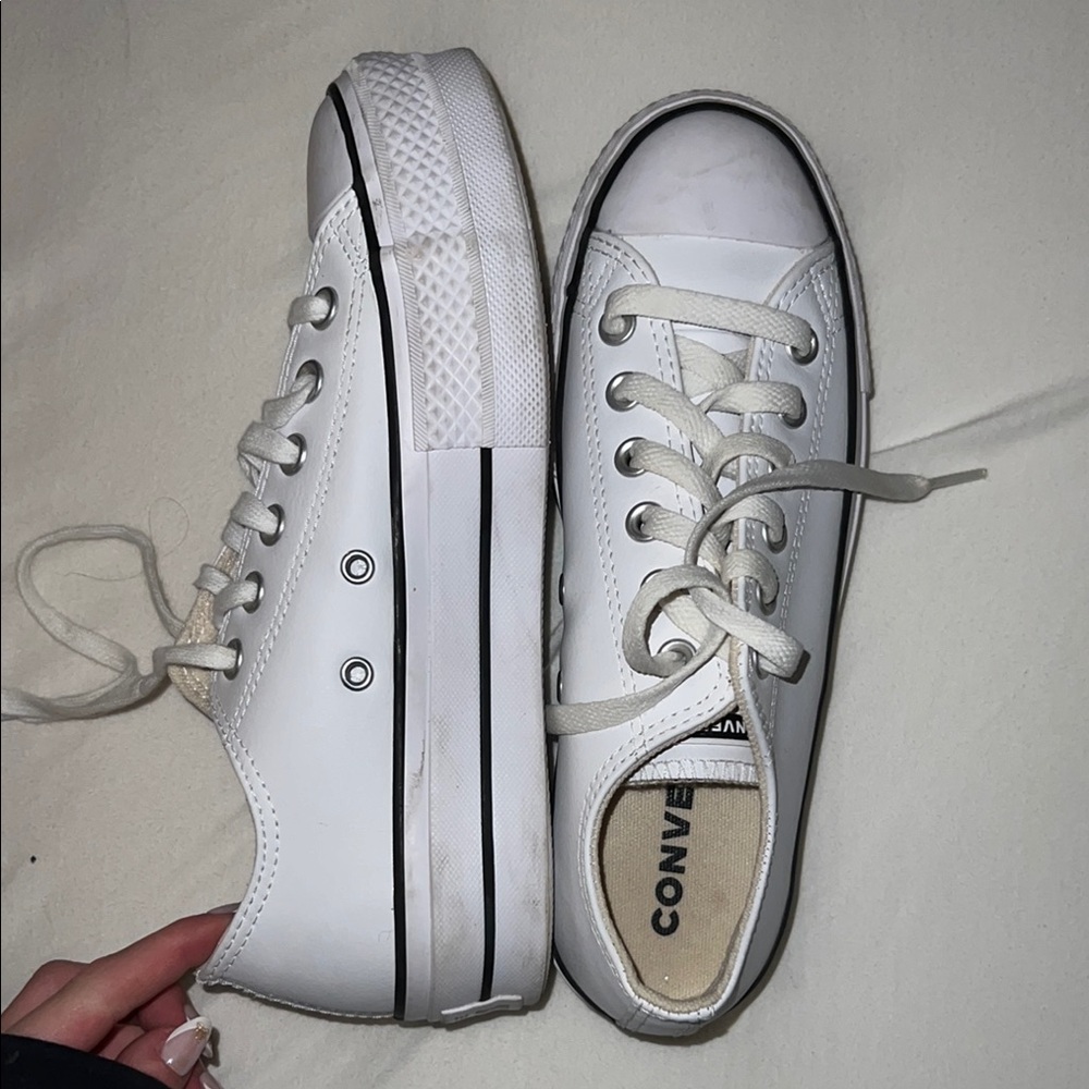 Converse White Low-Top Sneakers